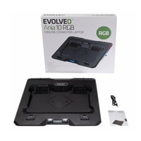 EVOLVEO Ania 10 RGB, nastavitelný podstavec pro notebook