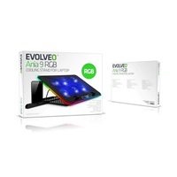 EVOLVEO Ania 9 RGB, nastavitelný podstavec pro notebook