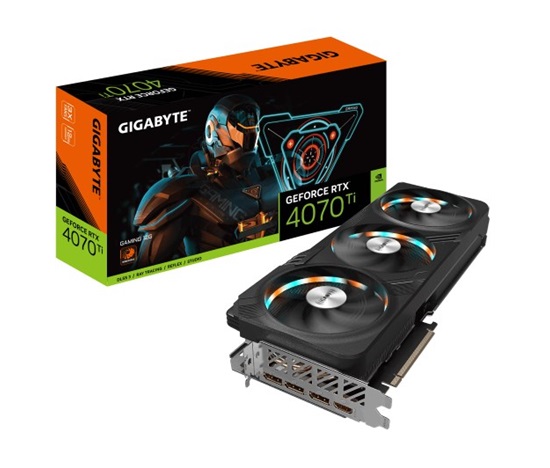 GIGABYTE VGA NVIDIA GeForce RTX 4070 Ti GAMING 12G, 12G GDDR6X, 3xDP, 1xHDMI