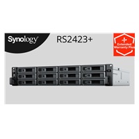 Synology RS2423+ RackStation (4C/Ryzen V1780B/3,35-3,6GHz/8GBRAM/12xSATA/2xUSB3.2/1xminiSAS/2xGbE/1x10GbE/1xPCIe)