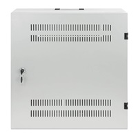 Intellinet Low-Profile 19" Cabinet, 4U Horizontal and 2U Vertical Rails, nástěnný rozvaděč, šedý