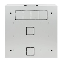 Intellinet Low-Profile 19" Cabinet, 4U Horizontal and 2U Vertical Rails, nástěnný rozvaděč, šedý