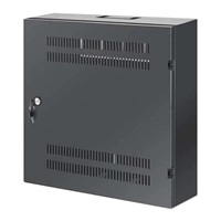 Intellinet Low-Profile 19" Cabinet, 4U Horizontal and 2U Vertical Rails, nástěnný rozvaděč, černý