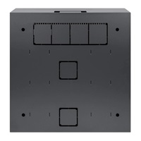 Intellinet Low-Profile 19" Cabinet, 4U Horizontal and 2U Vertical Rails, nástěnný rozvaděč, černý