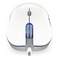 ENDORFY Herní myš GEM Plus Onyx White, USB, ARGB, bílá