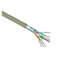 FTP kabel PlanetElite, Cat6, drát, LS0H, Dca, šedý, cívka, 305m