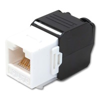 Keystone Cat5E, UTP, samozařezávací se zaklapnutím, bílý