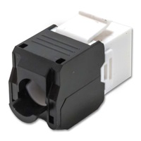 Keystone Cat5E, UTP, samozařezávací se zaklapnutím, bílý