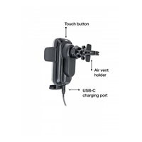 VERBATIM Držák do Auta Bezdrátová rychlonabíječka Pro Qi 15W FWC-03