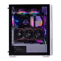 ADATA XPG case STARKER AIR Mid-Tower, bez zdroje, 1x 120mm + 1x 120mm ARGB, Bílá