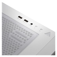 ADATA XPG case STARKER AIR Mid-Tower, bez zdroje, 1x 120mm + 1x 120mm ARGB, Bílá