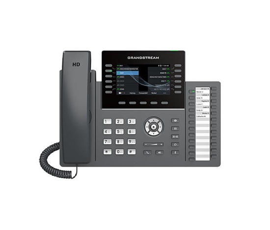 Grandstream GRP2636, VoIP telefon, 12 linek, 6 SIP účty, RJ9, USB, 2x RJ45, PoE, 4,3 displej"