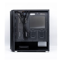 1stCOOL skříň Wind Storm Black MiddleTower, AU, USB3.0, bez zdroje, černá