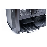 1stCOOL skříň Wind Storm Black MiddleTower ARGB, AU, USB3.0, bez zdroje, RGB fan, průhledná bočnice, černá