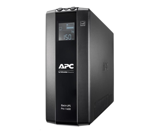 APC -BAZAR- Back UPS Pro BR 1600VA, 8 Outlets, AVR, LCD Interface (960W) - ROZBALEN - BAZAR