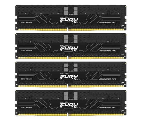 KINGSTON DIMM DDR5 128GB (Kit of 4) 5600MT/s CL36 FURY Renegade Pro ECC Reg PnP