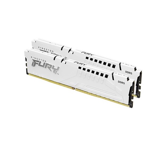 KINGSTON DIMM DDR5 32GB (Kit of 2) 5200MT/s CL40 FURY Beast Bílá XMP