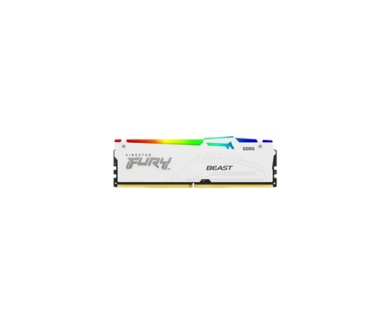 KINGSTON DIMM DDR5 32GB 5200MT/s CL36 FURY Beast Bílá RGB EXPO