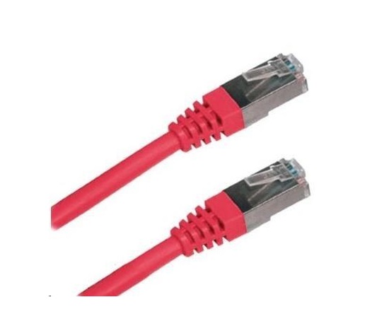 XtendLan patch kabel Cat5E, FTP - 2m, červený