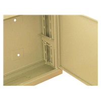 XtendLan 19" nástěnný vertikální rozvaděč 2U 540x120, plné dveře, šedý