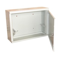 XtendLan 19" nástěnný vertikální rozvaděč 3U 540x180, plné dveře, šedý