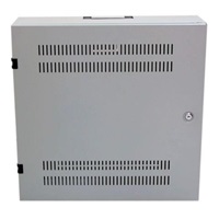 XtendLan 19" nástěnný vertikální rozvaděč 2U+4U 540x150, perforované dveře, šedý