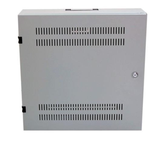 XtendLan 19" nástěnný vertikální rozvaděč 2U+4U 540x150, perforované dveře, šedý