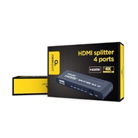 GEMBIRD Dat přepínač  HDMI splitter, rozbočovač 4 cesty