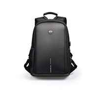 PORT batoh CHICAGO EVO na notebook 15,6’’ a tablet 10,1", integrovaný USB port, zámek zipu, černá