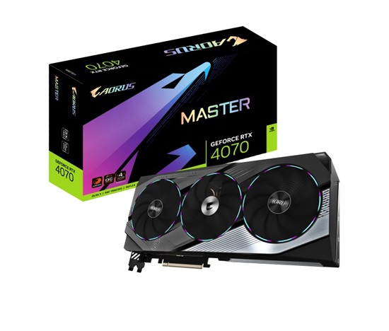 GIGABYTE VGA NVIDIA GeForce RTX 4070 AORUS OC 12G, 12G GDDR6X, 3xDP, 1xHDMI