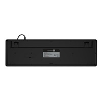 CONNECT IT DOODLE kancelářská drátová bíle podsvícená USB klávesnice, CZ + SK verze, ČERNÁ