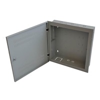 XtendLan 19" rozvaděč do zdi 2U+4U 530x130, perforované dveře, černý