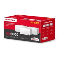 MERCUSYS Halo H90X(3-pack) WiFi6 Mesh (AX6000,2,4GHz/5GHz,1x2,5GbELAN/WAN,2xGbELAN/WAN)
