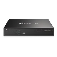 TP-Link VIGI NVR1004H-4P, videorekordér, 4 channels, 4xPoE, 1xSATA, 1x100Mb/s LAN, 2xUSB2.0, 1xHDMI,1xVGA