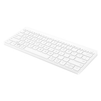 HP 350 Compact Multi-Device Keyboard White - CZ&SK lokalizace - kompaktní klávesnice BT pro více zařízení