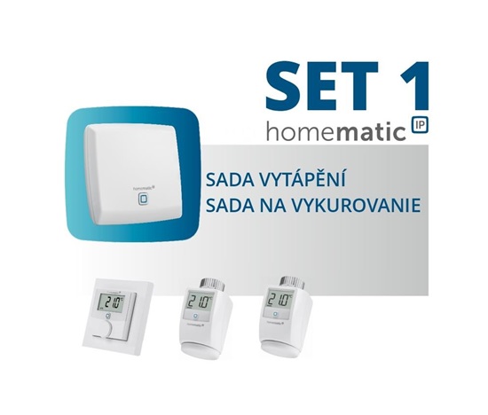 Homematic IP  Sada vytápění (byt 1+1) - HmIP-SET1