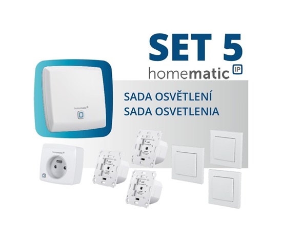 Homematic IP  Sada osvětlení (s možností stmívání) - HmIP-SET5