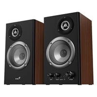 GENIUS repro SP-HF1200B, 2.0, 36W, dřevěné, černá-hnědá