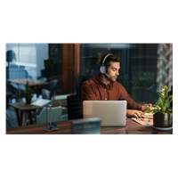 Yealink BH72 Bluetooth světle šedá náhlavní soupravou na obě uši USB-C