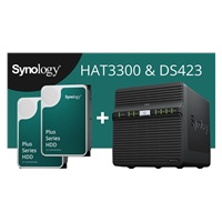 Synology DS423 DiskStation (4C/RealtekRTD1619B/1,7GHz/2GBRAM/4xSATA/2xUSB3.2/2xGbE)