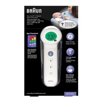 Braun BNT400WE bezkontaktní teploměr, Age Precision, tichý režim, podsvícený displej, bílý