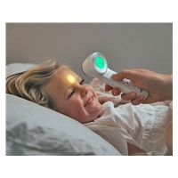 Braun BNT400WE bezkontaktní teploměr, Age Precision, tichý režim, podsvícený displej, bílý