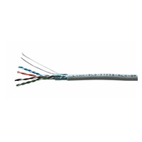 FTP kabel LYNX REELEX AIR, Cat5E, drát, PVC, Eca, šedý, 305m