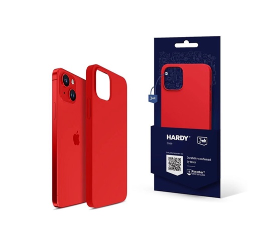 3mk Hardy Silicone MagCase pro Apple iPhone 13, Red