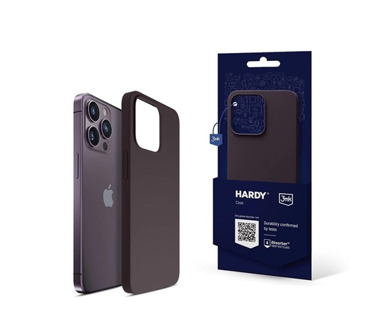 3mk Hardy Silicone MagCase pro Apple iPhone 14 Pro Max, Deep Purple