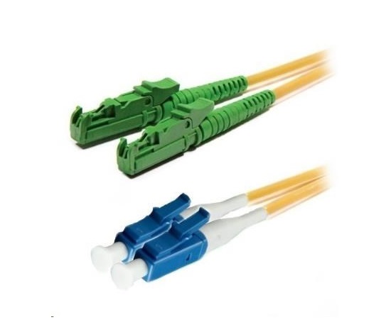 XtendLan duplexní patch kabel SM 9/125, OS2, E2000(APC)-LC(PC), LS0H, 1m