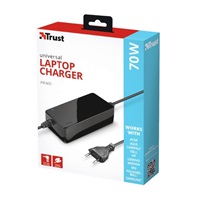 BAZAR - TRUST Univerzální napájecí adaptér pro notebooky Primo 70W-19V Laptop Charger - Poškozený obal (Komplet)
