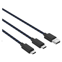 VENOM VS5002 Dual Play & Charge 3 meter Type-C cable