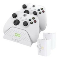 VENOM VS2871 Xbox Series S/X & One White Twin Docking Station + 2 batteries