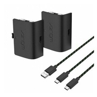 VENOM VS2882 Xbox Series S/X & One Black Twin Battery Pack + 3 meter cable